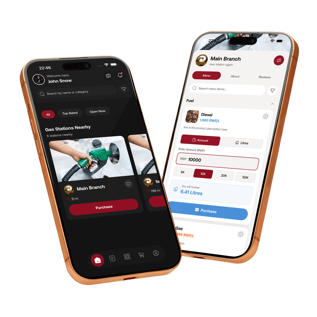 Gastation app on mobile devices